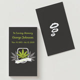 Until We Meet Again Marijuana Memorial Cards - Funeral  Cards - Celebration of Life Cards