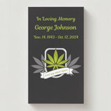Until We Meet Again Marijuana Memorial Cards - Funeral  Cards - Celebration of Life Cards
