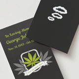 Until We Meet Again Marijuana Memorial Cards - Funeral  Cards - Celebration of Life Cards