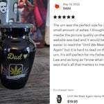 Until We Meet Again Marijuana Mini Urn - Love Charms® Option