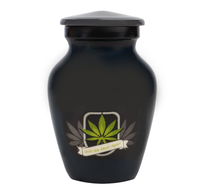 Until We Meet Again Marijuana Mini Urn - Love Charms® Option