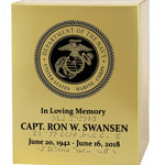 Military Branches of Service Braille Urn