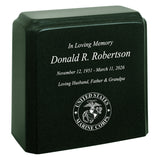 United States Marine Corps Cultured Marble Niche Cremation Urn - 12 Color Choices - Vault Option