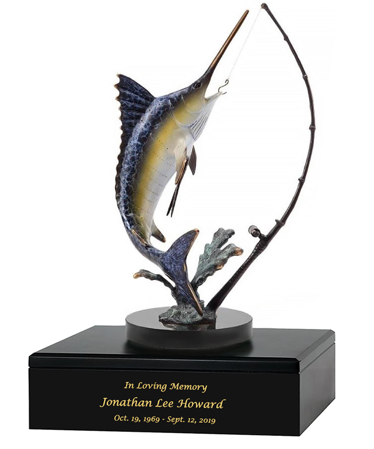 Fighting Marlin Adult Cremation Urn