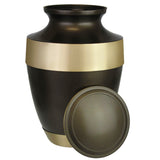 Master Brass Cremation Adult Urn - Tribute Wreath™ - Pro Diamond Engraving