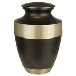 Master Brass Cremation Adult Urn - Tribute Wreath™ - Pro Diamond Engraving