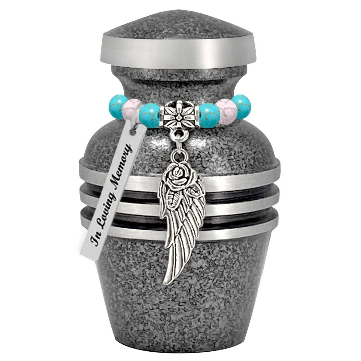 Master Pewter Mini Keepsake Urn - Love Charms® Option