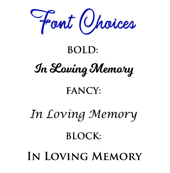 Lilac Pewter Medallion Name Plates - 55 Icon Options