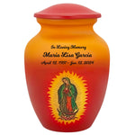 Guadalupe Medium or Adult Cremation Urn - Tribute Wreath™ - Pro Personalization - Burial Vault Option