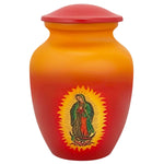 Guadalupe Medium Cremation Urn - Tribute Wreath Option™ - Medallion Name Plate Option
