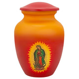 Guadalupe Medium Cremation Urn - Tribute Wreath Option™ - Medallion Name Plate Option