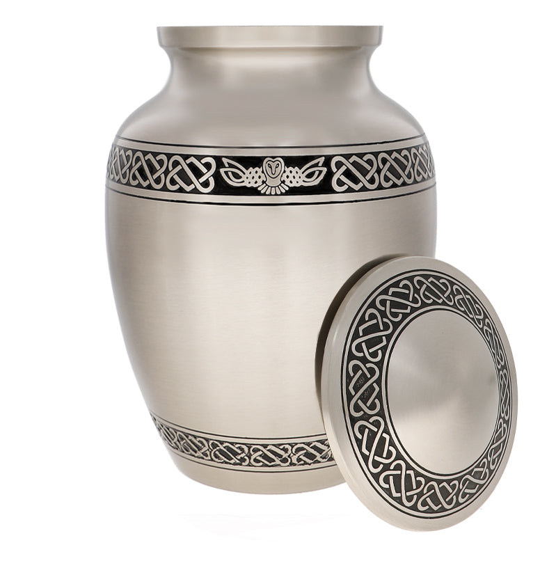 Flying Owl Medium Urn Tribute Wreath™ - Pro Diamond Engraving