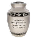 Flying Owl Medium Urn Tribute Wreath™ - Pro Diamond Engraving
