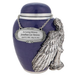 Medium Wings of an Angel Purple Urn - Pro Laser Engraving