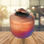 Sea Turtle Raku Adult Cremation Urn - Personalization Option