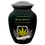 Until We Meet Again Marijuana Medium Cremation Urn - Tribute Wreath™ Option - Pro Sand Carved Engraving