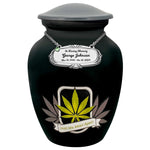 Until We Meet Again Marijuana Medium Cremation Urn - Tribute Wreath™ Option - Pro Sand Carved Engraving