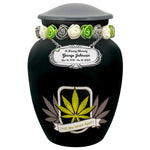 Until We Meet Again Marijuana Medium or Adult Urn - Tribute Wreath™ - Pro Personalization - Burial Vault Option