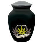 Until We Meet Again Marijuana Medium Cremation Urn - Tribute Wreath™ Option - Pro Sand Carved Engraving