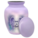 With The Angels Medium Cremation Urn - Tribute Wreath™ Option - Pro Sand Carved Engraving