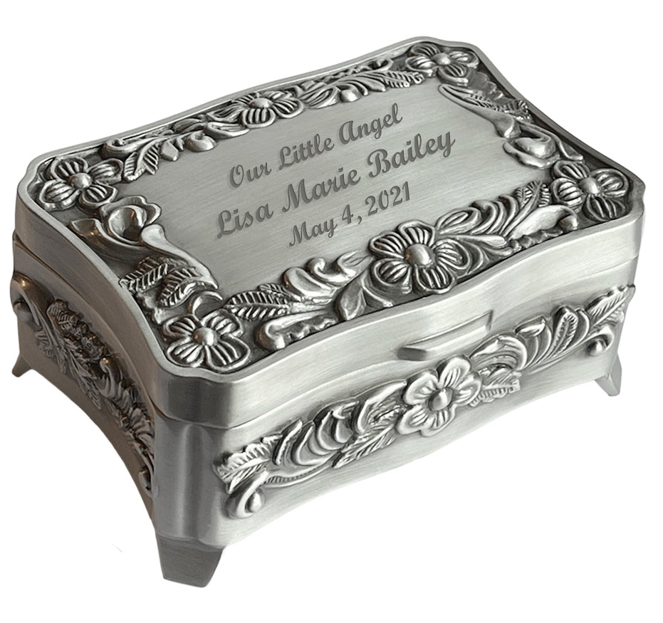 Memorial Flower Chest Infant Urn - In The Light Urns