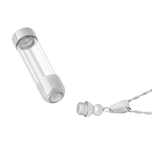Memorial Tube Ash Pendant Urn