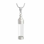 Memorial Tube Ash Pendant Urn - Love Charms Option