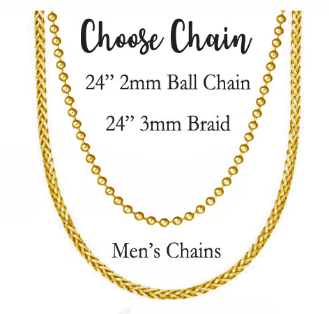 Gold Eagle Bullet Pendant Unisex Cremation Urn - Love Charms™ Option
