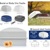 Free Cremation Adult Urn - Shipping Fee Required - Choose Urn Engraving - Burial Vault Option 