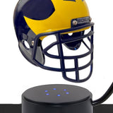 Football Adult or Medium Cremation Urn & University of Michigan Wolverines Hover Helmet Décor - Free Engraving