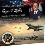 US Air Force Remembrance Cremation Adult Photo Urn