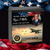 US Air Force Remembrance Cremation Adult Photo Urn