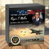 US Air Force Remembrance Cremation Adult Photo Urn