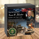 US Army Remembrance Cremation Adult Photo Urn
