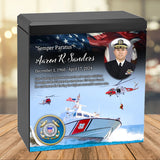US Coast Guard Remembrance Cremation Adult Photo Urn