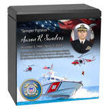 US Coast Guard Remembrance Cremation Adult Photo Urn