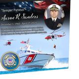 US Coast Guard Remembrance Cremation Adult Photo Urn