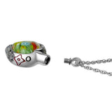 Millefiori Heart Ash Pendant