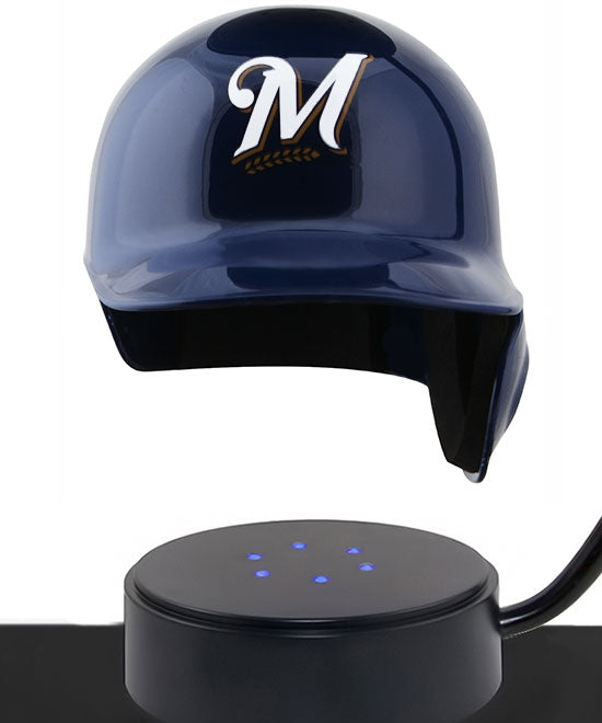 Baseball Cremation Urn & Milwaukee Brewers Hover Helmet Décor