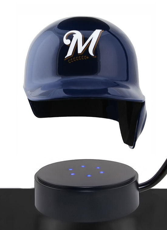 Baseball Cremation Urn & Milwaukee Brewers Hover Helmet Décor