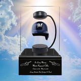 Baseball Cremation Urn & Milwaukee Brewers Hover Helmet Décor