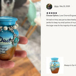 Always In Our Hearts Beach Mini Urn - Love Charms® Option