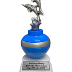 Jumping Dolphins Pewter Small Urn