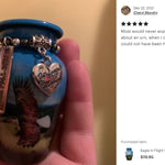 Eagle In Flight Mini Urn - Love Charms® Option