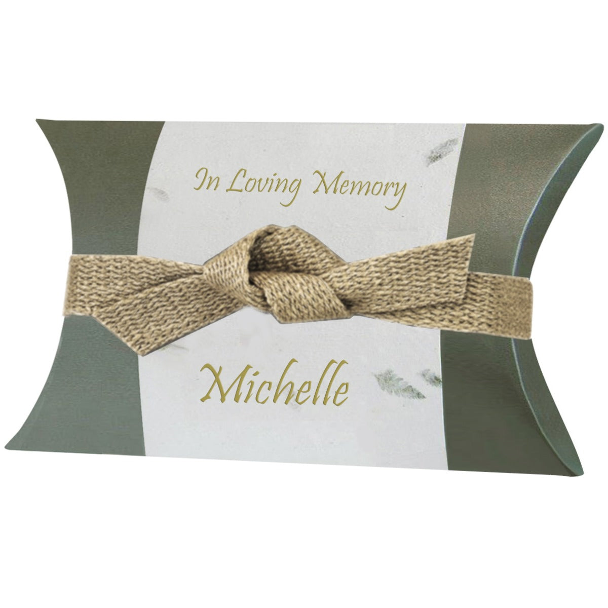 Fern Peaceful Pillow® Water Burial Cremation Urn - Biodegradable Water Burial At Sea Urn