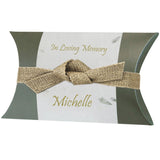 Fern Peaceful Pillow® Water Burial Cremation Urn - Biodegradable Water Burial At Sea Urn