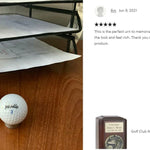 Golf Course Wood Keepsake Urn