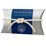 US Navy Military - Water Burial At Sea Peaceful Pillow® Urn