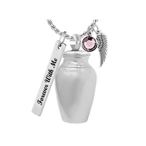 Mini Urn Cremation Jewelry Urn - Love Charms™ Option