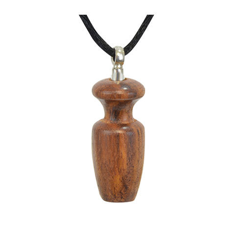 Mini Urn Walnut Cremation Necklace Urn